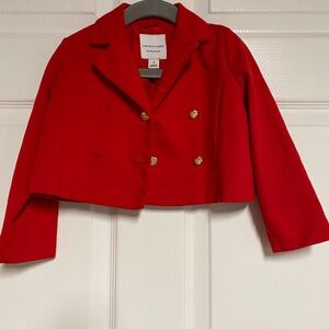Janie & Jack Red Jacket Size 2T